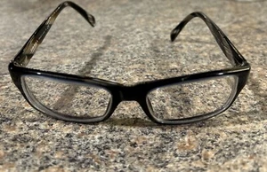 Prada VPR 06O EAR-1O1 Dark Blue/Blk Rectangle Eyeglasses- Selling As Frames Only - Picture 1 of 6