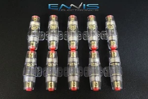 10 PK 4 6 8 10 GAUGE MINI ANL FUSE HOLDER AFC MIDI FUSES HIGH QUALITY CAR AUDIO - Picture 1 of 4