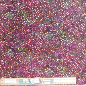 Quilting Patchwork Sewing Fabric Sahul Land Pink Spots 50x55cm FQ - Foto 1 di 4