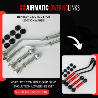 BENTLEY GT LOWERING LINKS KIT - GEN 1/2 (PREMIUM FULLY ADJUSTABLE LINKS) MODULE - Image 1 of 4