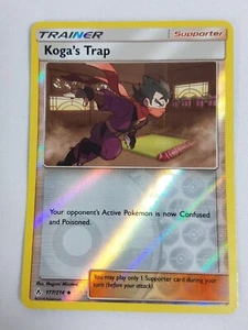 Koga's Trap 177/214 Pokemon TCG Reverse Holo Card LP - Picture 1 of 2
