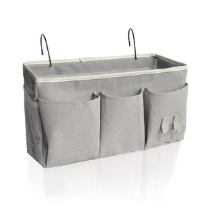 Bedside Caddy Hanging Storage Basket Organizer Bag for Bunk Bed Hospital RV - Picture 1 of 6