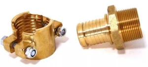 Central Boiler Outdoor Wood Boiler Brass Clamp Fittings For 1" Pex Pipe #5642 - Picture 1 of 2