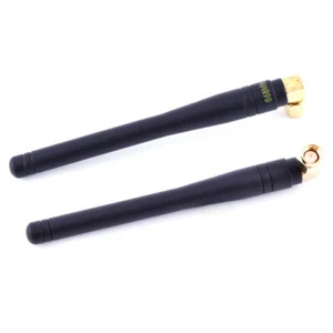 1X/5X/10X/50X Antenne GSM 868MHz Hope RF SMA Stecker 90° 100mm gummiert - Picture 1 of 1