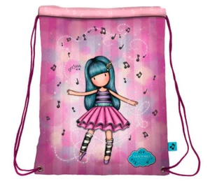 Santoro Gorjuss Música Bolsa Deporte Mochila Piso Con Cordones 44x33cm Chica - Imagen 1 de 2