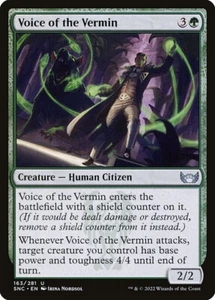 Voice of the Vermin (163) Streets of New Capenna SNC MTG Magic - Picture 1 of 1