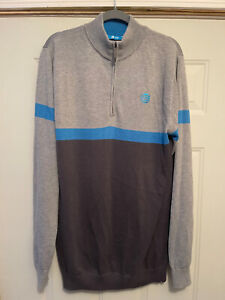AT&T Employee Uniform Sweater - Large Tall - Gently Used - 1/4 Zip