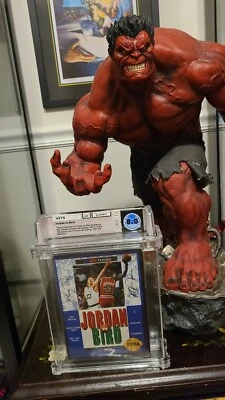 Jordan vs. Bird: One-On-One Sega Genesis 1992 WATA 8.0 - Image 1 of 4