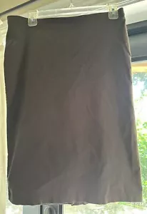 Linda Matthews Stretch Skirt M- L Brown Career Or Casual *SALE* - Picture 1 of 3