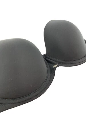 Calvin Klein Womens Bra Black Size 32D Strapless underwire Padded Push Up 1633 - Image 1 of 4