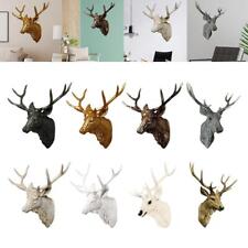 3D Animal Deer Head Stag Wall Sculpture Mount Art Stickers Office Decor