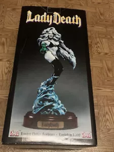 LADY DEATH- Clayburn Moore Statue 1995 901/3200 In Box. - Picture 1 of 7