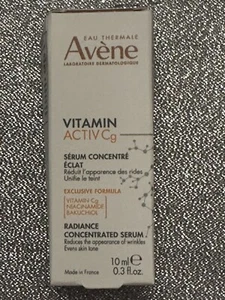 Avene Vitamin Activ Cg Radiance Concentrated Serum Vit C Bakuchiol Wrinkles - Picture 1 of 3