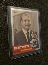 MICKEY MANTLE New York Yankees Collector Card Man Cave 2007 Topps Chrome MMS26