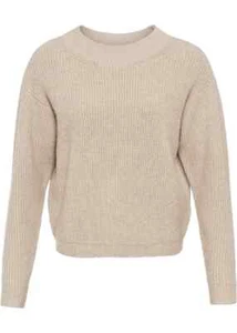 TRAUMHAFTER BOXY PULLOVER IN BEIGE IM SUPER DESIGN GR.40/42 NEU -5463 - Bild 1 von 1
