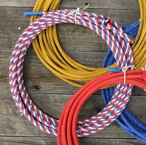 Cuerda de polietileno Rancho marca Synco 3 hilos, 10,5 x 40' - ROJO/BLANCO/AZUL - Imagen 1 de 1