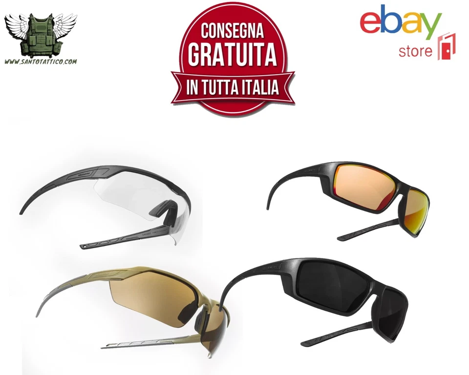 HELIKON OCCHIALI TATTICI LanRay Glasses Shooting LoxRay TrinRay army range