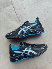 ASICS Gel-Quantum 180 VI Black/Blue US9 Mens Casual Running Sneaker Brand New