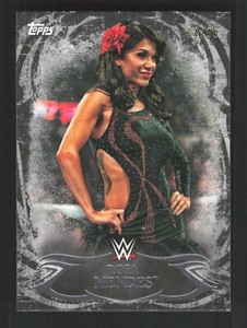 2015 Topps Undisputed WWE Black Rosa Mendes #2 SN# 64/99