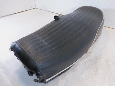 1974 - 1976 宝马 Airhead R75/6 R75 黑色主骑手乘客长椅座鞍座垫 — 第 1/4 张图片