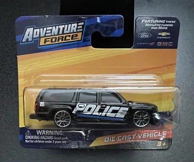 Chevy SUBURBAN Police Scale 1:64 Diecast Car Toy Collectors ADVENTURE FORCE 2023 - Image 1 of 4