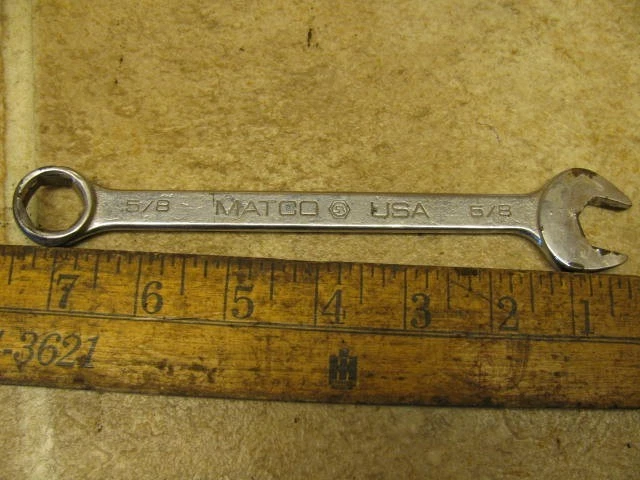 Matco WCH206 5/8" Combination Wrench USA tool - Image 1 of 1