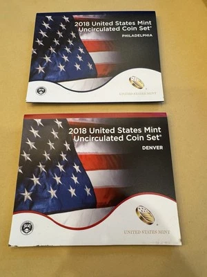2018 Uncirculated Coin Set U.S Mint Government Packaging OGP COA - Image 1 of 2