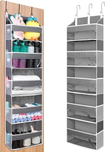 Organizer Da Porta Con 5 Tasche, Organizer Pieghevole Salvaspazio, Portaoggetti - Foto 1 di 12