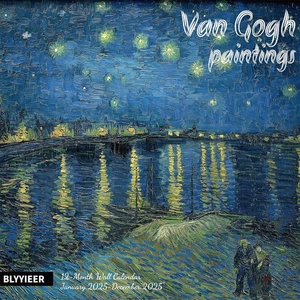 2025 Wall Calendar Art Paintings, 14 Months Wall Calendars, Nov.2024 - Dec.2025, - Picture 1 of 12