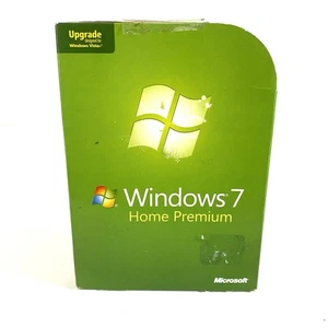 Microsoft Windows 7 Home Premium Upgrade DVD 32 & 64 Bit Operating System w/Key - Picture 1 of 2