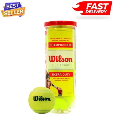 Pelotas de tenis Wilson Championship extra resistentes (1 lata, 3 pelotas) Foto 1 de 2