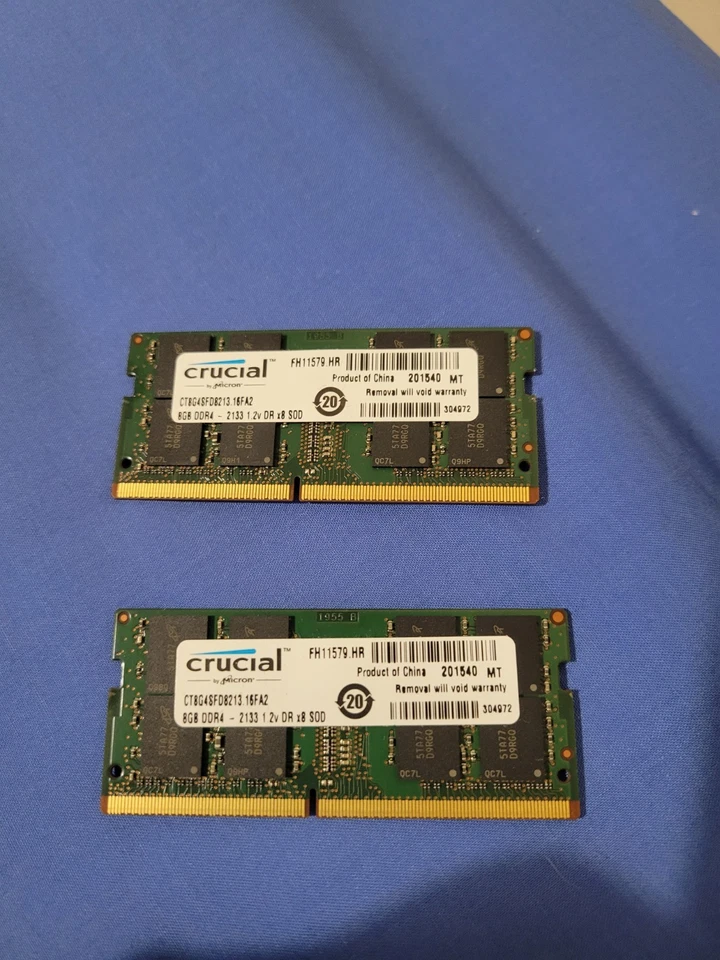 Crucial DDR4 RAM DDR4 2x8gb  DDR4 2133 Latpop RAM - Image 1 of 1