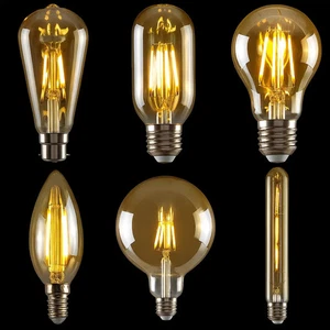 Estilo Antiguo Edison Vintage Bombillas LED Industriales Retro Lámparas B22 E27 E14 - Imagen 1 de 50