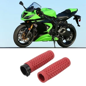 Throttle Twist Handle Motorcycle Hand Grip Easy Control Anti Slip 25mm Silicone - Picture 1 of 22
