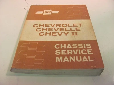 Chevrolet Chevelle Chevy II 1965 chasis revisión manual libro original OEM  Foto 1 de 4