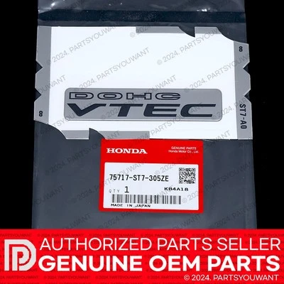 Adhesivo insignia emblema trasero Acura JDM 1994-2001 Integra GSR DC2 B18C DOHC VTEC Foto 1 de 3