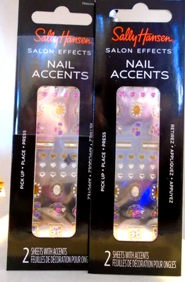Adesivos para unhas Sally Hansen Salon Effects 104 corte princesa 4 folhas no total - Imagem 1 de 2