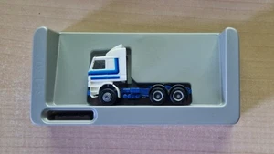 Herpa 837220 SCANIA 142E V8 Hauber collo d'oca con rampa rosso OVP 1:87 - Picture 1 of 2