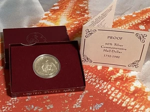 1982 S George Washington 250th Anniversary Silver Proof Half Dollar #3 - Picture 1 of 2