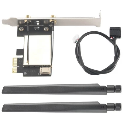 Adaptateur de Carte WiFi PCIE Bluetooth  Bande Carte RéSeau Sans Fil Adapta7352 - Photo 1/4