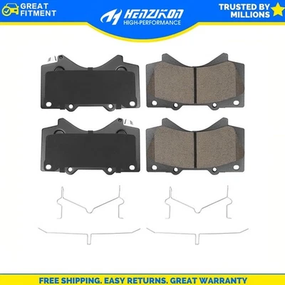 Pastillas de freno delanteras de cerámica para Toyota Tundra Sequoia Land Cruiser LX570 2008-2021 Foto 1 de 2