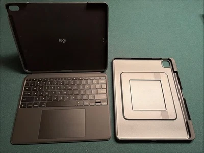 Logitech Combo Touch for iPad Air 13” w/Torras Bonus Case - Black - Image 1 of 4