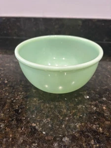 Fire King Oven Ware Vtg Jadeite Green 6” Mixing Serving Bowl Smooth Beaded Rim - Picture 1 of 6