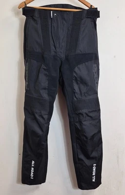 Spada Waterproof Motorcycle Trousers All Road 2 Medium Black Commuting Motorbike - Image 1 of 4