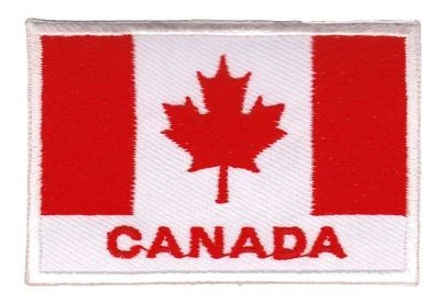 BP BRAUNERT PATCHES bb74★Flagge Canada Kanada Aufnäher aufbügeln Bügelbild Patch Flicken 7 x 4,8 cm