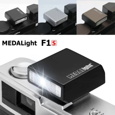 MEDALight F1S Mini Camera Flash Light Speedlite For Ricoh GR3 Sony Canon Nikon - Image 1 of 4