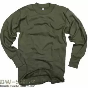 ORIGINAL BUNDESWEHR PULLOVER MIT PLÜSCHFUTTER BW PULLI WINTER UNTERHEMD OLIV - Bild 1 von 1