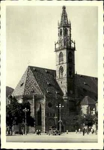 Chiese costruzione cartolina fantasia chiesa parrocchiale Bolzano Bolzano in Alto Adige Italia - Foto 1 di 2