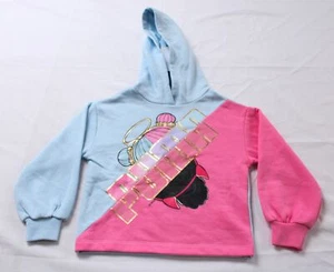 PUMA x LOL S&S Girl's Fleece Lined Graphic Pullover Hoodie LB3 Blue/Pink Size 5c - Picture 1 of 5