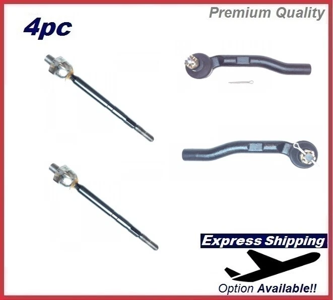 Premium Tie Rod End SET Inner&Outer For HONDA FIT Kit EV800633 ES800591,ES800592 - Image 1 of 1